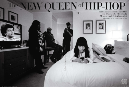  of Rolling Stone magazine, Nicki Minaj was named “Queen Of Hip-Hop”.